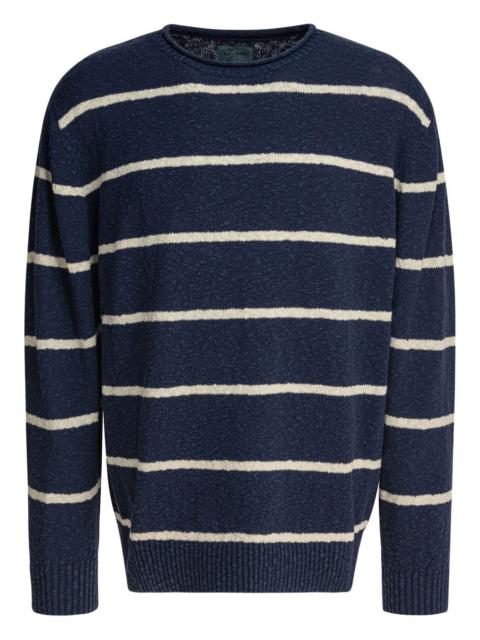 BEAMS PLUS striped crew-neck sweater