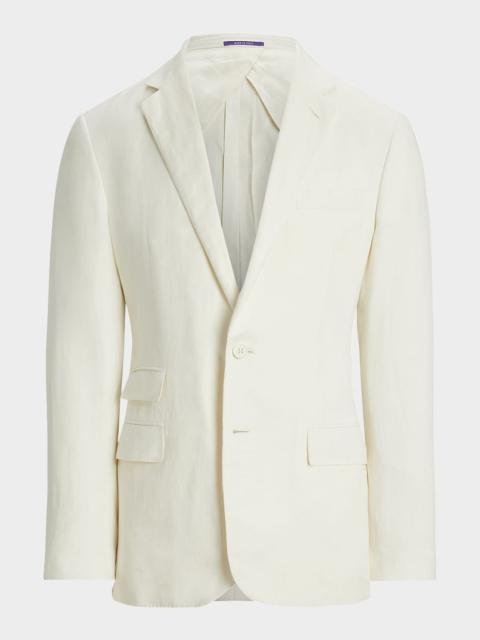 Ralph Lauren Men's Kent Hand-Tailored Silk-Linen Jacket