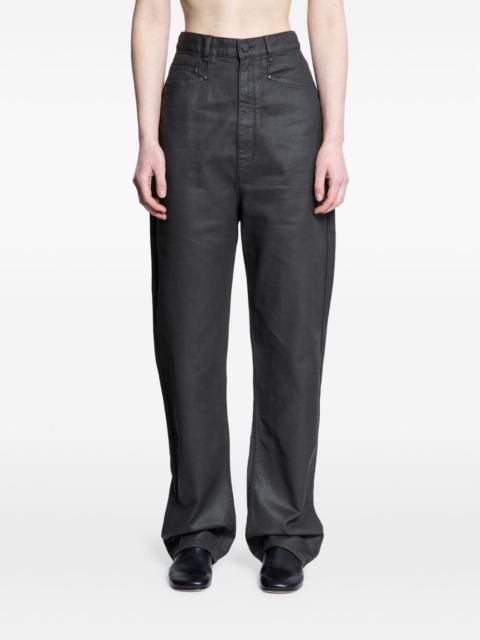 Lemaire dropped crotch denim trousers