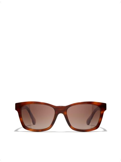 CHANEL CH5484 square-frame acetate sunglasses