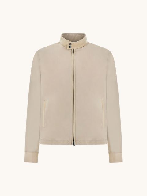 Paul & Shark TYPHOON® PLATINUM JACKET WITH AQUALEATHER SUEDE DETAILS