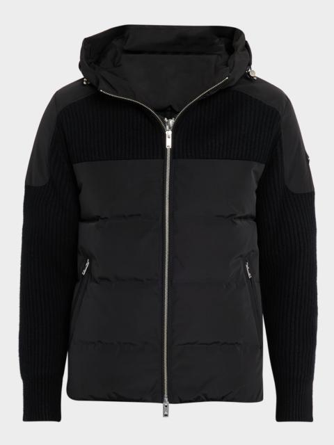 MOOSE KNUCKLES Men's Glenvale Knit Hybrid Jacket