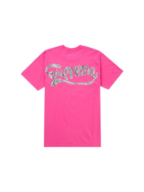 Supreme Tape Tee Fuchsia