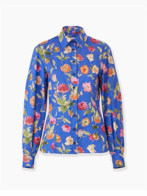 CAROLINA HERRERA Poppy-Print Shirt