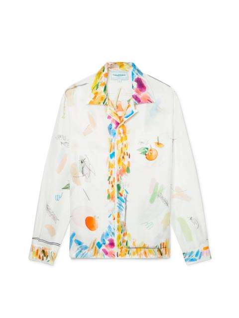 CASABLANCA Work In Progress Silk Shirt