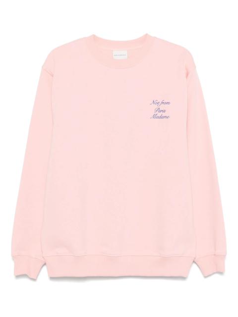 Le Sweatshirt Slogan Cursive