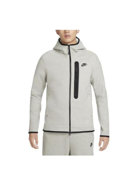 Nike Nike Sportswear Tech Fleece Full-Zip Winterized Hoodie 'Light Grey' DQ4802-016