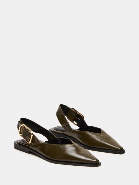 STEVE MADDEN SHAY OLIVE LEATHER