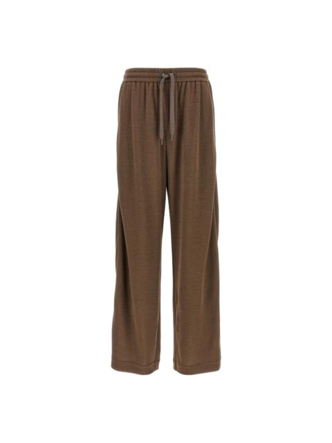 Brunello Cucinelli drawstring wide-leg trousers