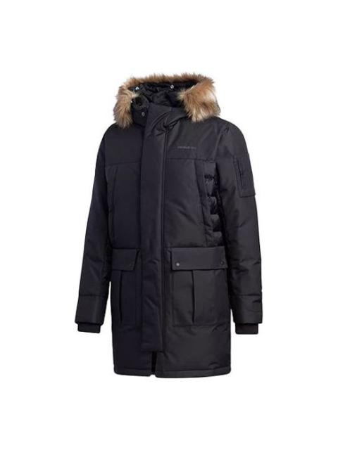adidas neo Sports hooded down Jacket Black GJ8829