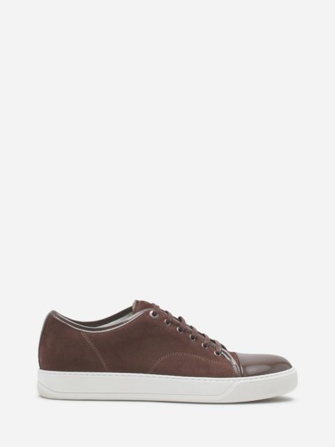 Lanvin DBB1 LEATHER AND SUEDE SNEAKERS