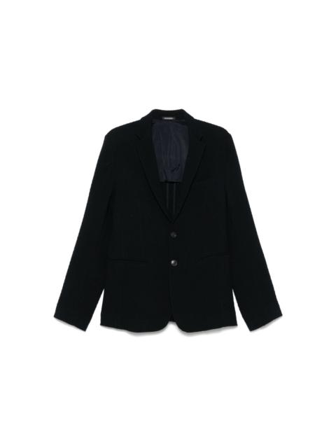 EMPORIO ARMANI textured blazer
