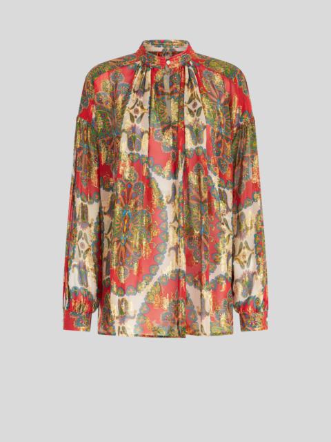 Etro PAISLEY PRINT SILK BLOUSE