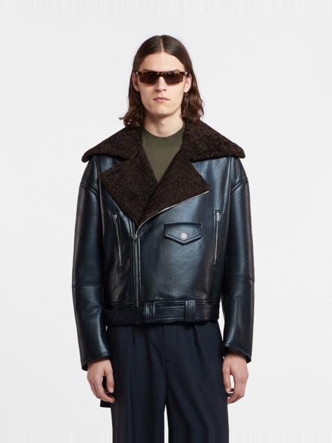 Regenerated Leather Jacket