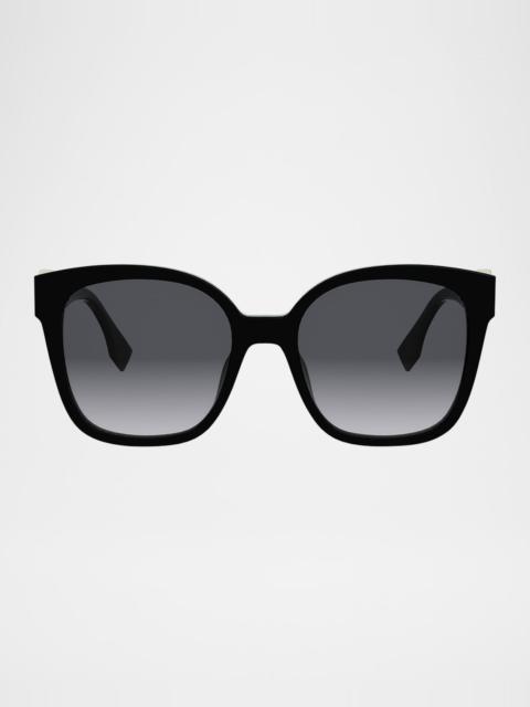 FENDI FF Diamonds Square Acetate Sunglasses