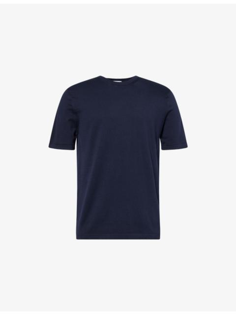 Sunspel Sun Sea Island Short-Sleeve Knitted Cotton T-Shirt
