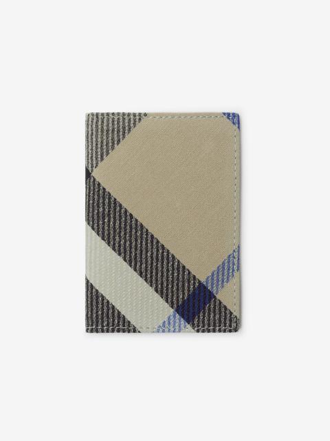 Check Folding Card Case