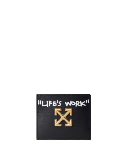 Off-White JITNEY LEATHER CARD HOLDER