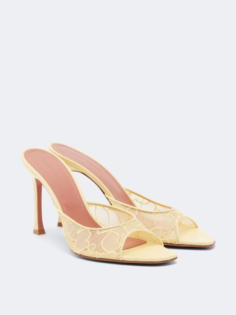 Amina Muaddi Alexa lace mules