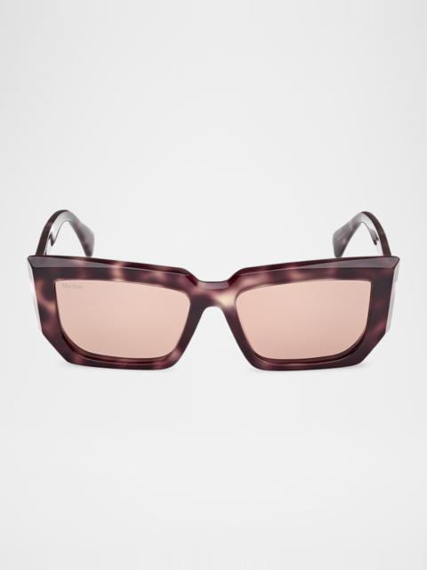 Acetate Rectangle Sunglasses