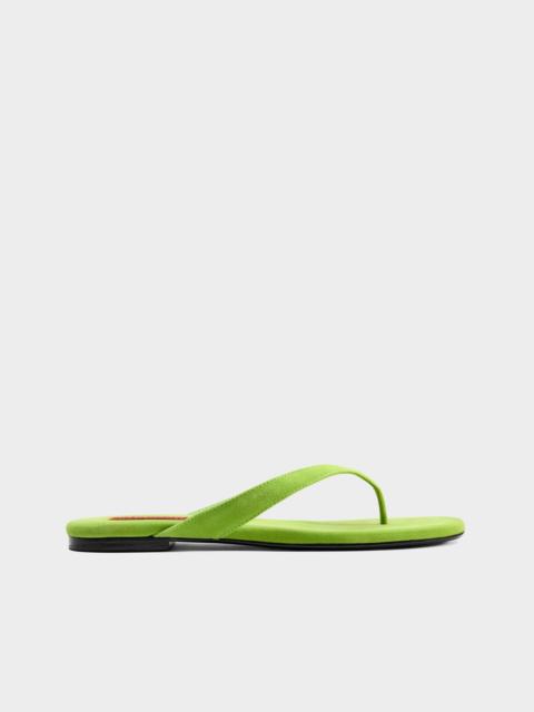 SIMONMILLER Riviera Thong Sandal In Matcha