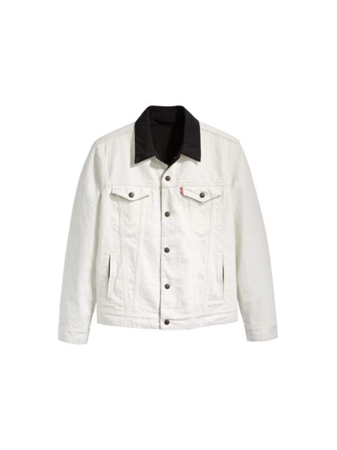 Jordan Air Jordan x Levis Reversible Trucker Jacket White/Black