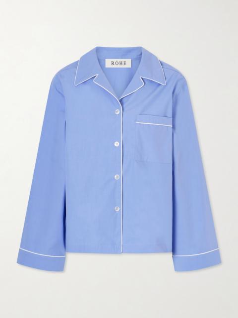 RÓHE Jasmin Cotton-poplin Shirt
