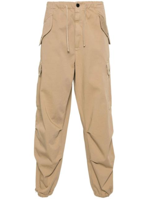 zipped-ankles cargo trousers