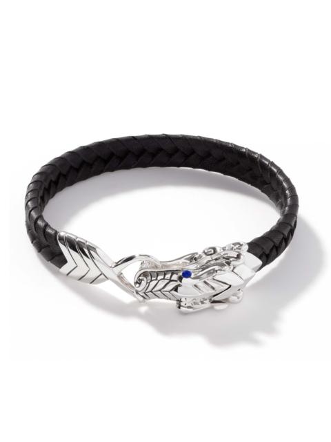JOHN HARDY Naga Bracelet, Sterling Silver, Leather