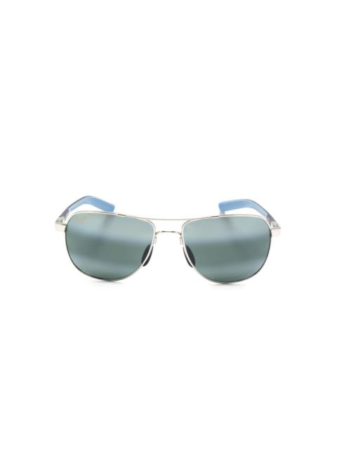 Maui Jim Guardrails double-gradient lenses pilot-frame sunglasses