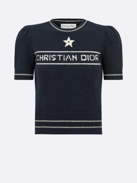 Dior 'CHRISTIAN DIOR' Short-Sleeved Sweater