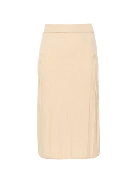 merino midi skirt