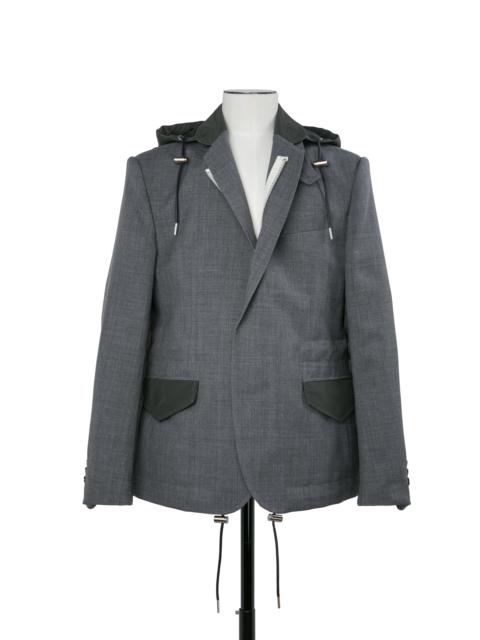 sacai Suiting x Nylon Twill Jacket