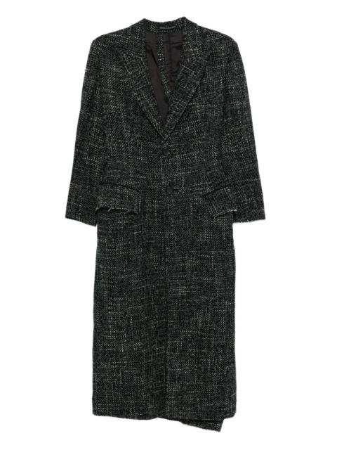 Yohji Yamamoto tweed coat