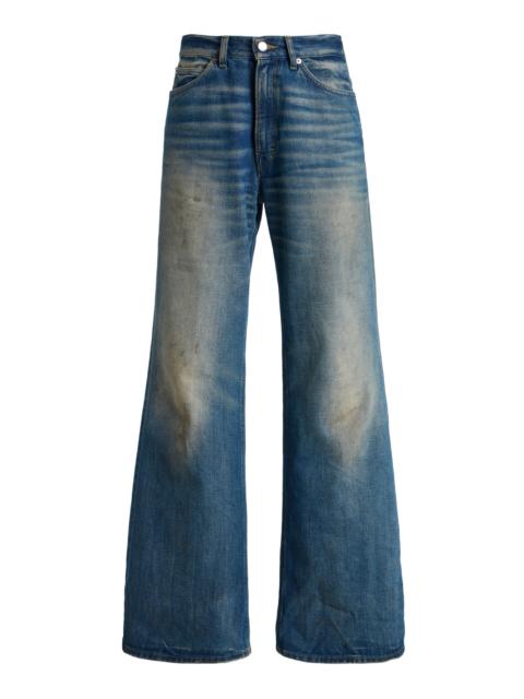 HAIKURE Clara Rigid Flared Jeans medium wash