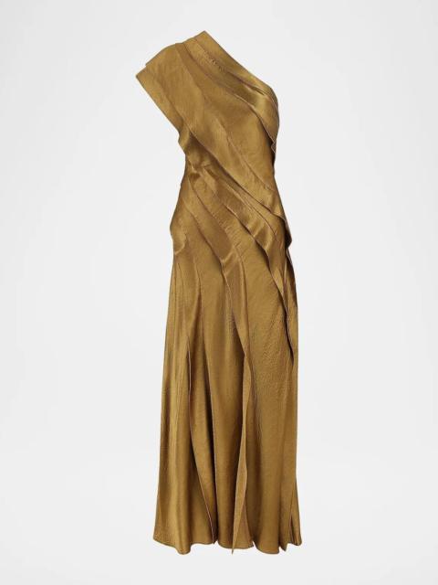Acler Blenfleet Satin Maxi Dress