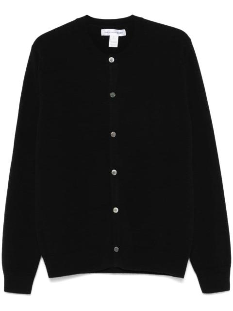 Comme des Garçons SHIRT lambs-wool cardigan