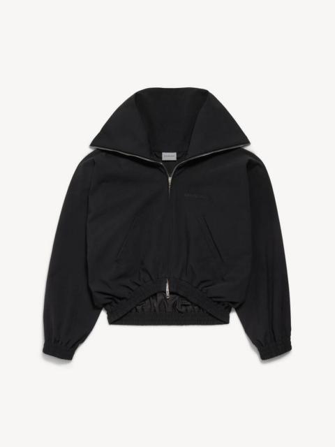BALENCIAGA Women's Office Zip-up Jacket in Black
