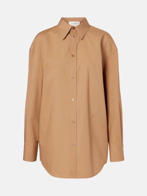 SAINT LAURENT Cotton poplin shirt