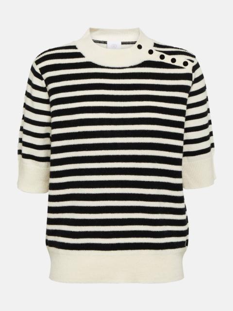 BOGNER Striped wool and cashmere sweater