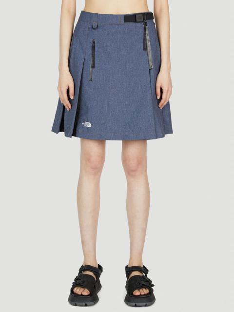 The North Face Pleated Skirt in Dark Blue