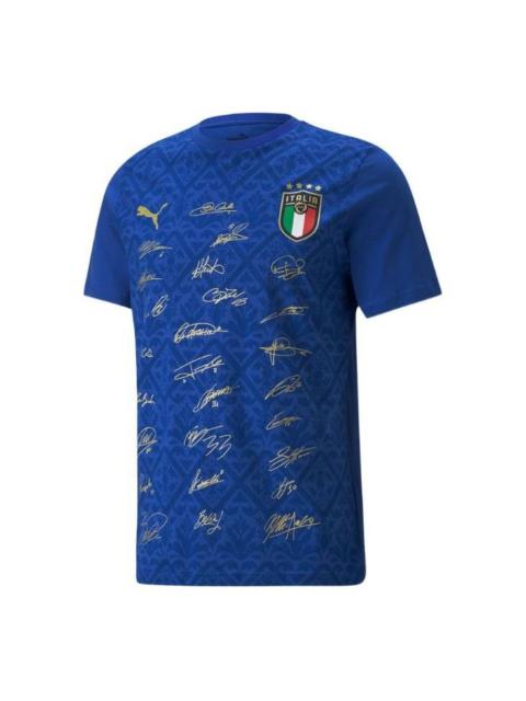 PUMA 2021-2022 Italy Signature Winner T-Shirt 'Blue' 769992-04