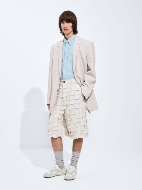 Bottega Veneta Cotton Intrecciato Shorts