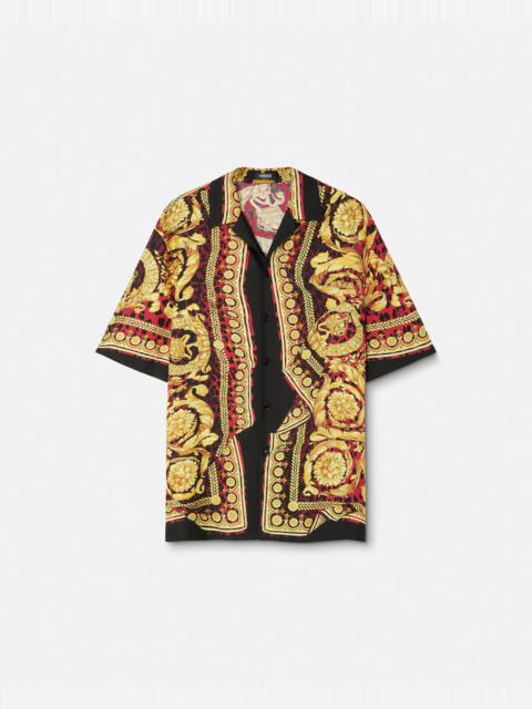 VERSACE Wild Barocco Illusion Silk Shirt