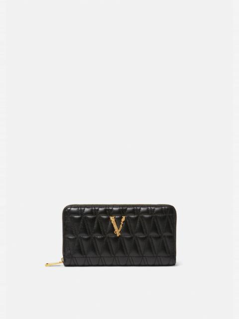 VERSACE Virtus Continental Wallet