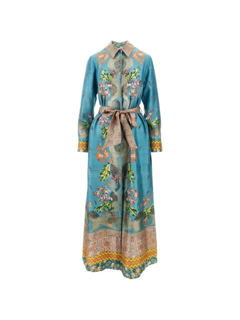 Pierre-Louis Mascia floral-print belted dress