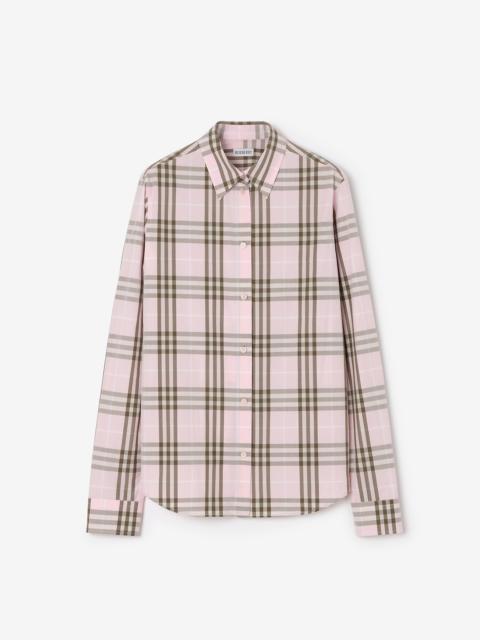 Burberry Regular Fit Check Cotton Shirt