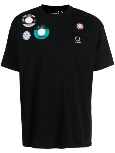 Fred Perry patch-detail short-sleeved T-shirt