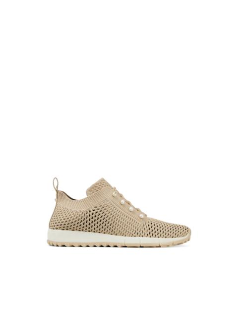 JIMMY CHOO Veles pearl-embellished sneakers