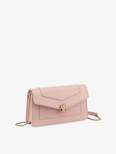 BVLGARI Serpenti Forever Leather Wallet-on-Chain